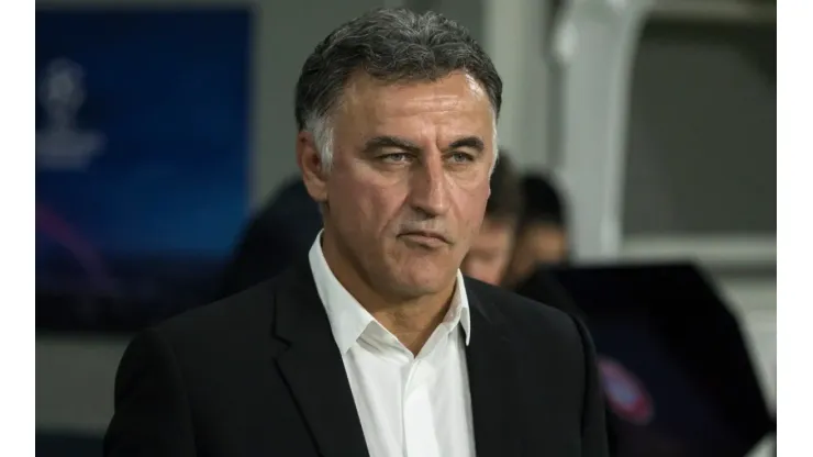 PSG coach Christophe Galtier.
