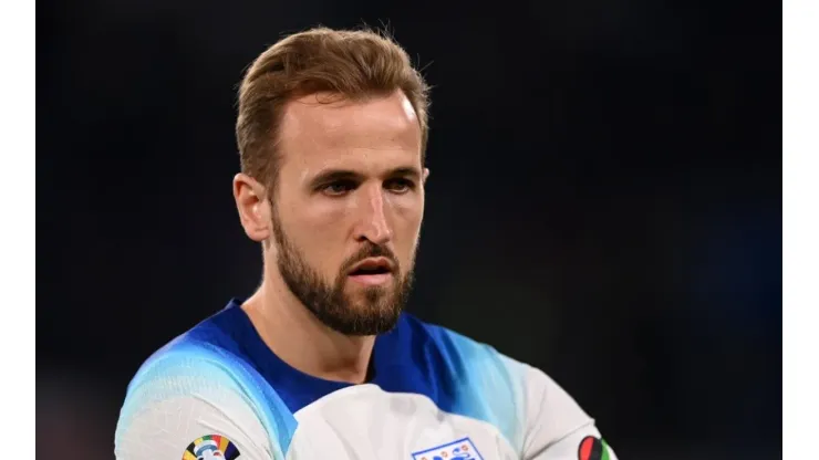 Harry Kane of England during the UEFA EURO 2024 qualifying round match against Italy at Stadio Diego Armando Maradona
