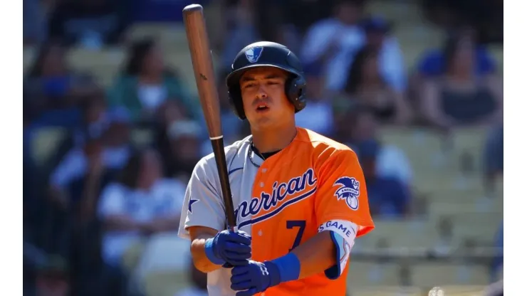 Anthony Volpe during the All-Star Futures Game
