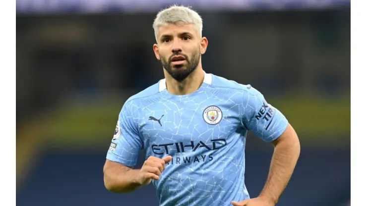 Sergio Kun Aguero as player of Manchester City in the Premier League
