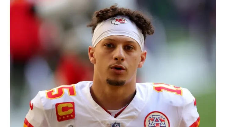 Patrick Mahomes quarterback of the Kansas City Chiefs
