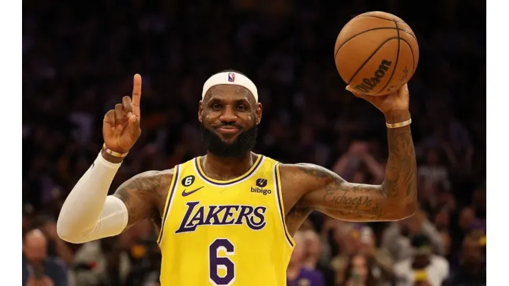 LeBron James of the Los Angeles Lakers
