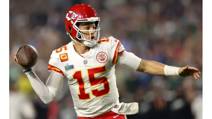 Patrick Mahomes quarterback of the Kansas City Chiefs
