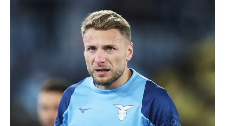 Ciro Immobile with Lazio on Serie A
