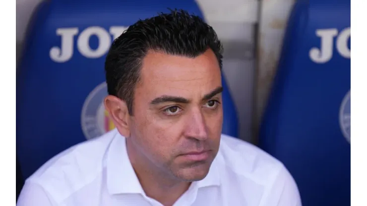 Xavi during La Liga's match against Getafe at Coliseum Alfonso Perez
