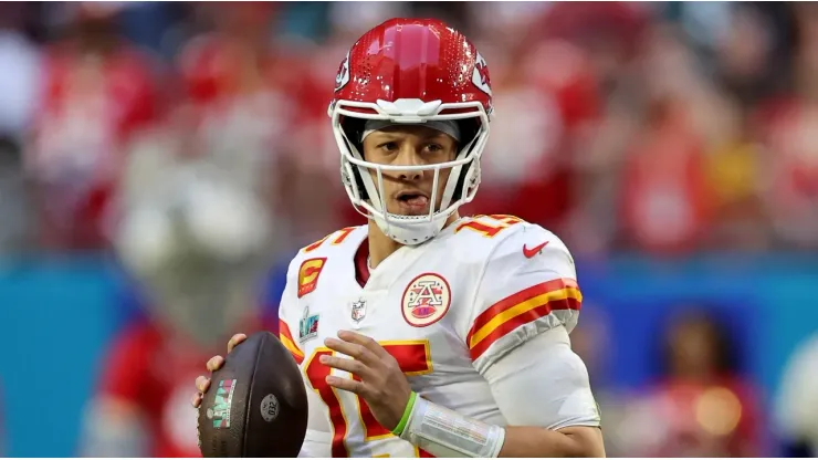 Patrick Mahomes quarterback of the Kansas City Chiefs
