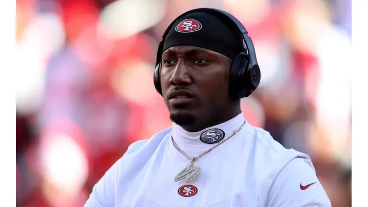 Deebo Samuel wide receiver of the San Francisco 49ers during the 2022 NFL season
