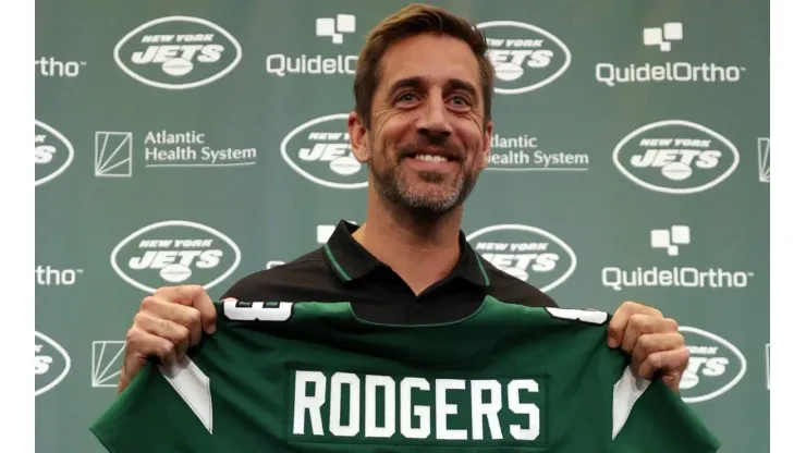 Aaron Rodgers quarterback of the New York Jets
