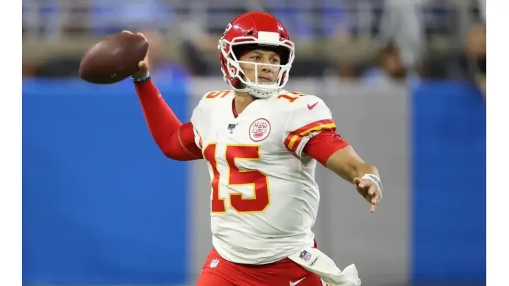 Patrick Mahomes quarterback of the Kansas City Chiefs
