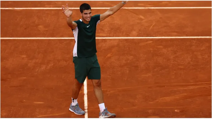 Carlos Alcaraz Garfia of Spain celebrates
