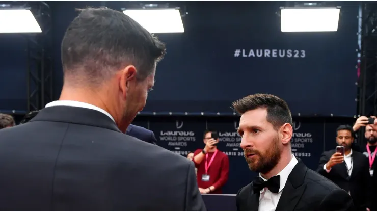 Lewandowski and Messi
