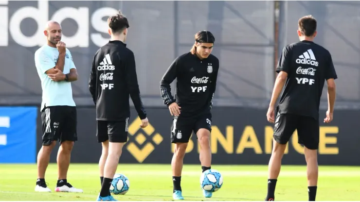 Argentina U20 training
