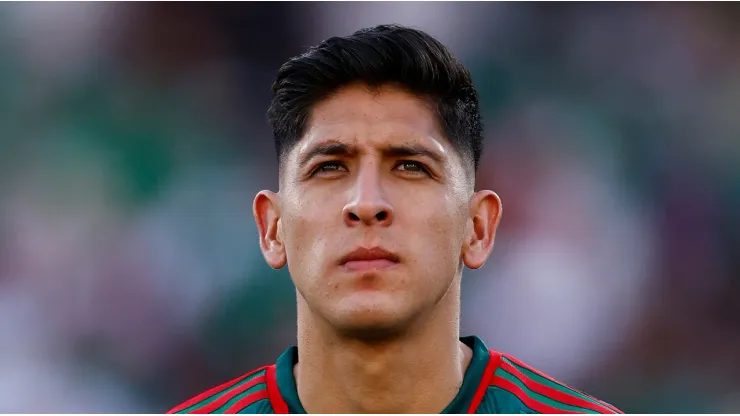 Edson Alvarez playing for Mexico's national team
