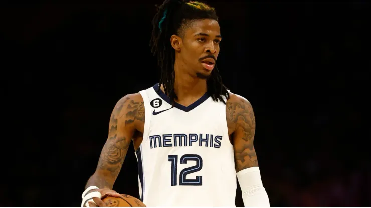 Ja Morant was suspended by the Grizzlies last month
