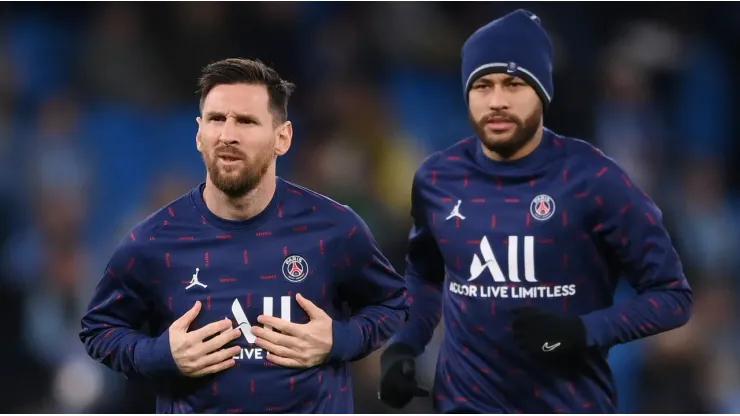 Lionel Messi and Neymar with PSG
