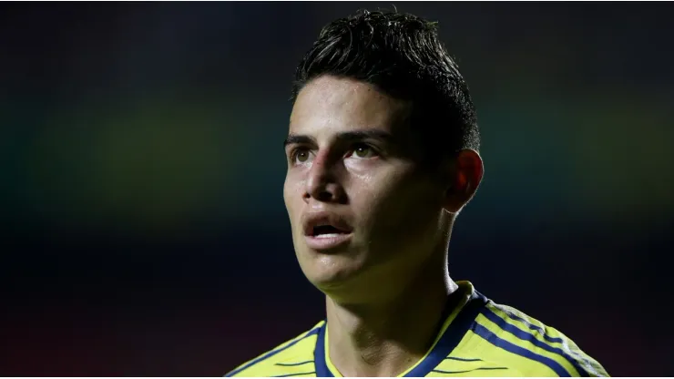 James Rodriguez with Colombia's national team
