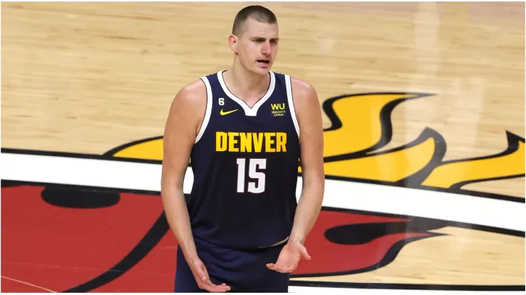 Nikola Jokic #15 of the Denver Nuggets
