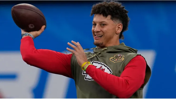 Patrick Mahomes quarterback of the Kansas City Chiefs
