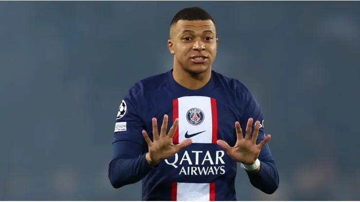 Kylian Mbappe with PSG
