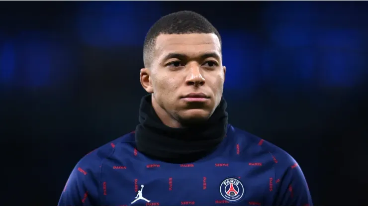 Kylian Mbappe playing for PSG
