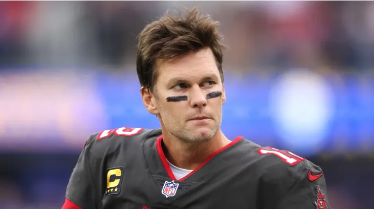 Tom Brady playing for the Tampa Bay Buccaneers
