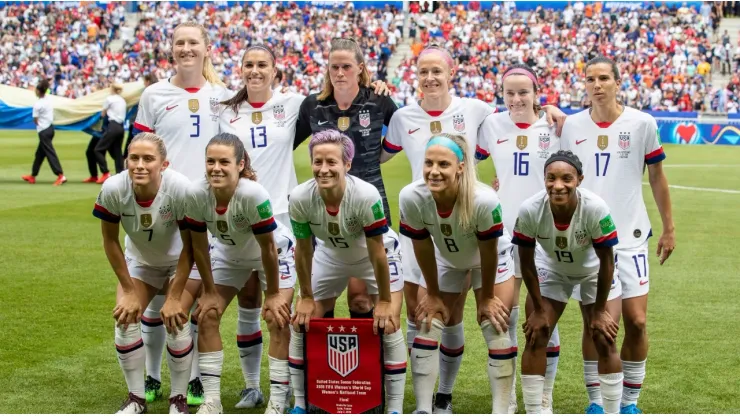 The United States Women's National Team during the 2019 FIFA Women's World Cup.
