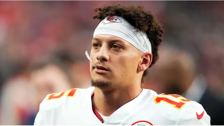 Patrick Mahomes quarterback of the Kansas City Chiefs
