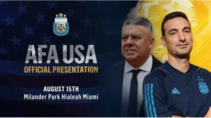 Argentine Football Association to present United States project on August 15th