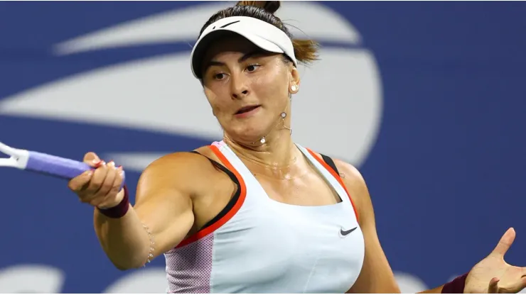 Andreescu screamed back at a heckler
