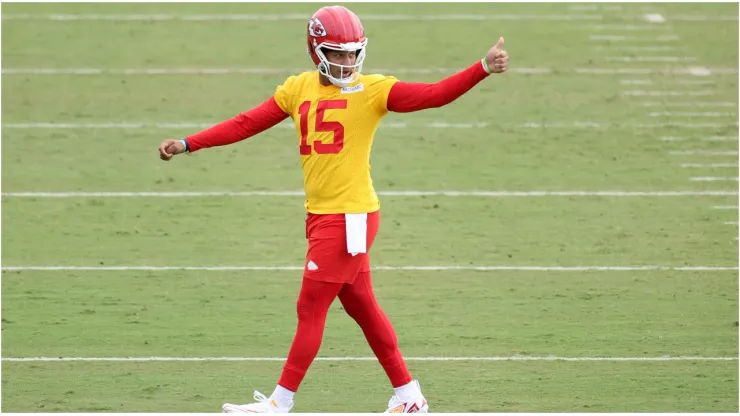 Quarterback Patrick Mahomes #15 of the Kansas City Chiefs
