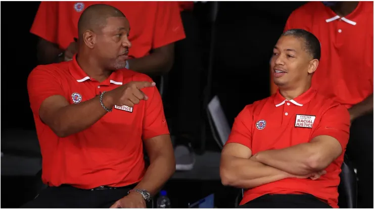 Doc Rivers and Tyronn Lue
