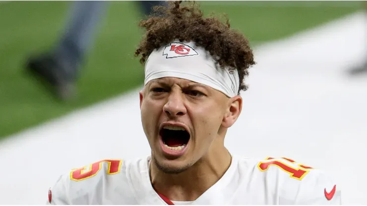 Patrick Mahomes quarterback of the Kansas City Chiefs
