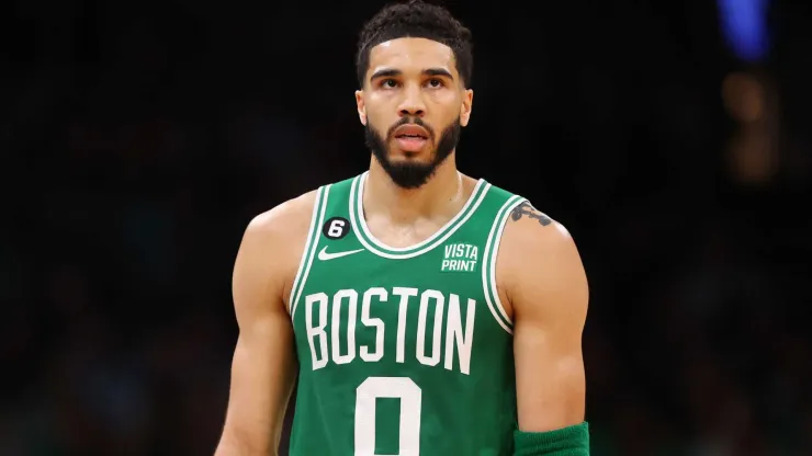 Jayson Tatum #0 of the Boston Celtics
