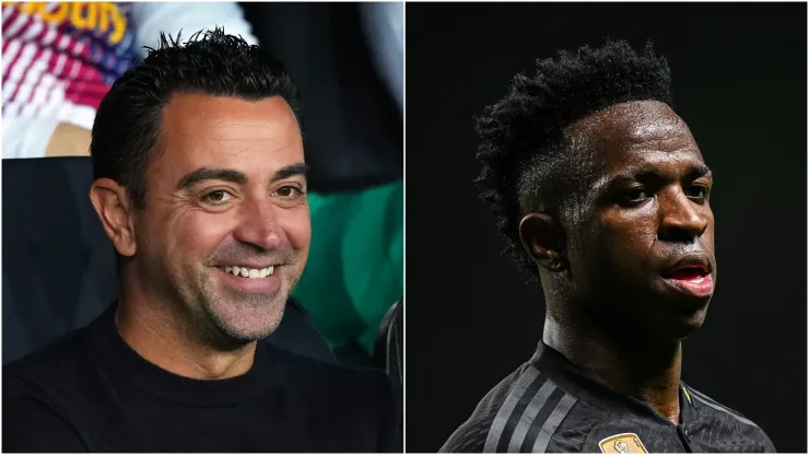 Xavi and Vinicius Jr
