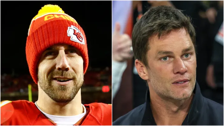 Alex Smith and Tom Brady
