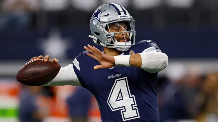 Dak Prescott quarterback of the Dallas Cowboys
