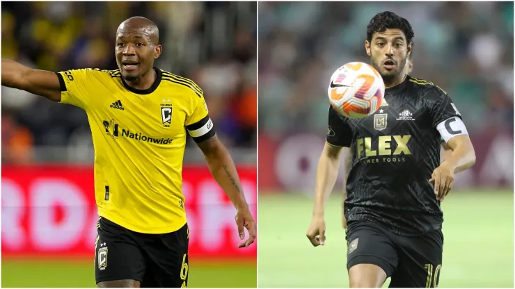 Darlington Nagbe (left) and Carlos Vela
