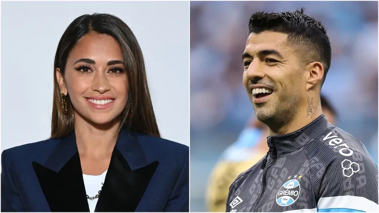 Antonela Roccuzzo and Luis Suarez
