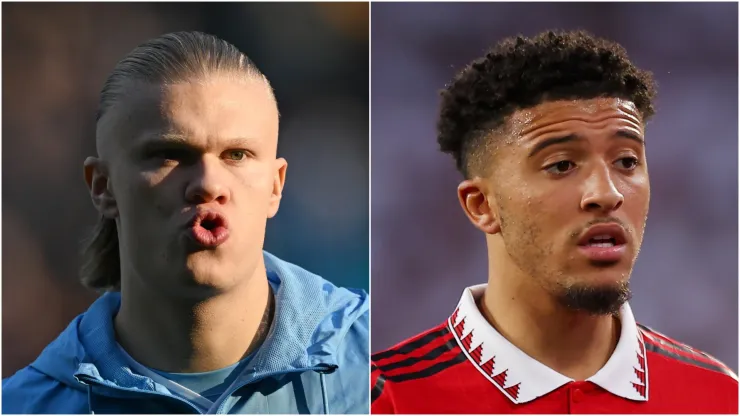 Erling Haaland and Jadon Sancho
