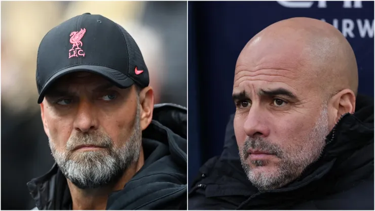 Jürgen Klopp and Pep Guardiola
