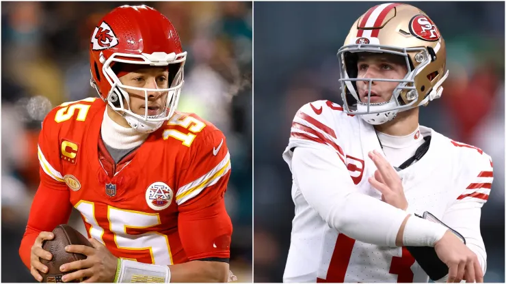 Patrick Mahomes and Brock Purdy
