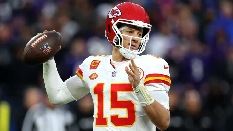 Patrick Mahomes quarterback of the Kansas City Chiefs
