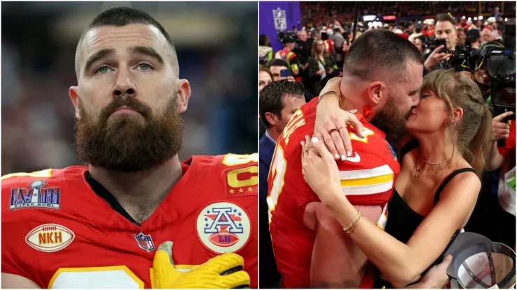 Travis Kelce and Taylor Swift
