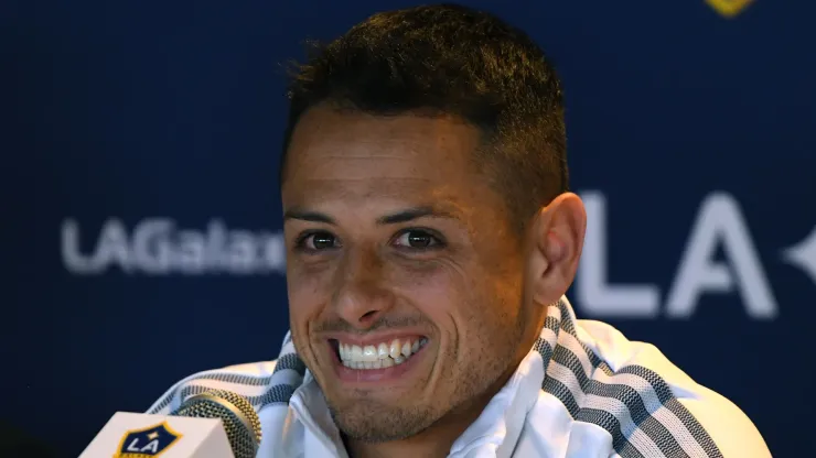 Chicharito Hernandez as player of LA Galaxy
