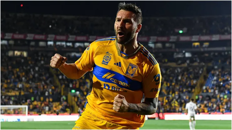 Tigres UANL Andre-Pierre Gignac celebrate his goal
