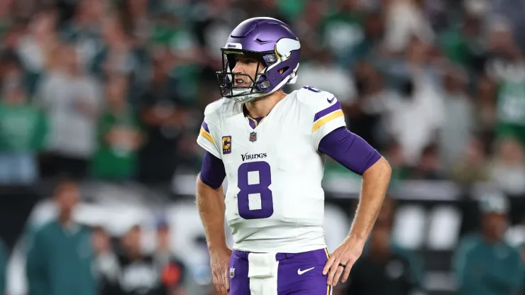 Kirk Cousins in action for the Vikings.
