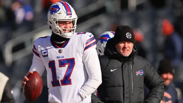 Josh Allen and Sean McDermott
