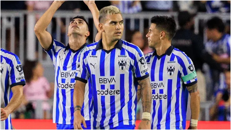 Jorge Rodriguez of Monterrey CF after scoring
