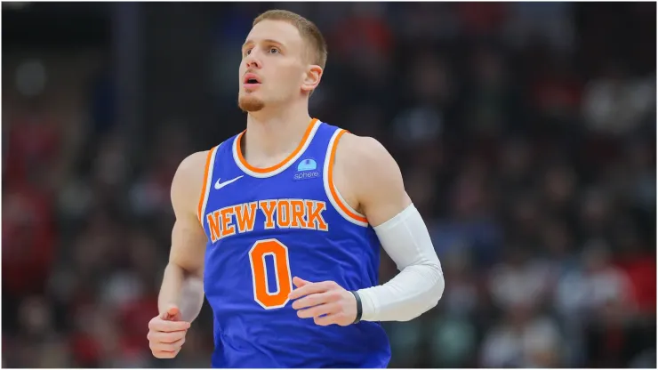 Donte DiVincenzo of the New York Knicks
