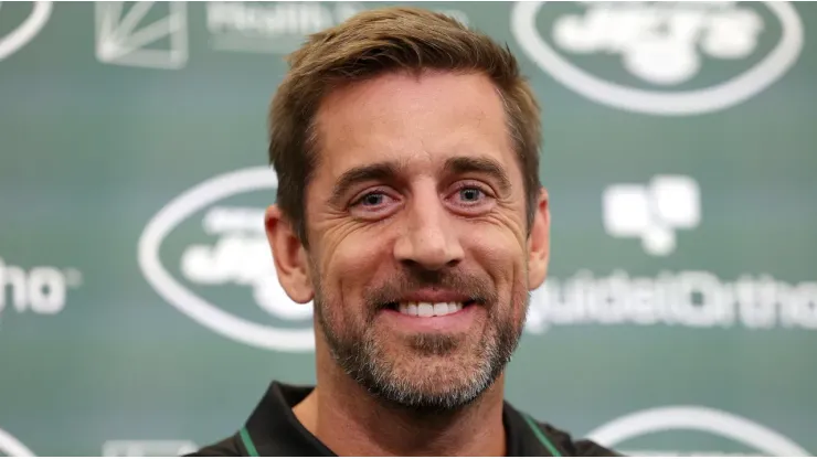 Aaron Rodgers quarterback of the New York Jets
